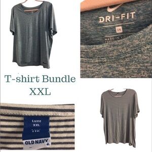 XXL Bundle! Two High Quality T-shirts•Nike and Old Navy Luxe